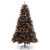 7’ Pre-Lit Black North Valley Spruce Artificial Halloween Tree, Clear Lights - IMAGE 1