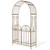 93” Garden Accents Rust-Brown Gated Archway - IMAGE 1