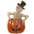 15.5” LED Lighted Pumpkin and Skeleton Halloween Tabletop Decoration - IMAGE 1
