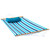 Striped Reversible Sunbrella Quilted Hammock - 82" x 55" - Teal and Blue - IMAGE 2