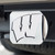 4" x 3.25" Silver and Black NCAA University of Wisconsin Badgers Hitch Cover Automotive Accessory - IMAGE 2