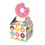 Pack of 48 Vibrantly Colored Donut Time Favor Box 9" - IMAGE 1