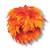 Club Pack of 12 Orange and Yellow Fall Leaf Thanksgiving Party Wigs - IMAGE 1