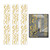 Club Pack of 36 Gold Decorations Serps and Confetti Hanging Party Panels 15" - IMAGE 1