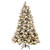 7.5’ Pre-Lit Snowy Bedford Pine Artificial Christmas Tree, White Lights - IMAGE 1