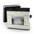 9" Gray Damask Dish and Dessert Plate Storage Bin with Window - IMAGE 4