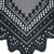 Nordic Lace Overlay Table Runner - 14" x 72" - Black - IMAGE 5