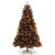 6.5’ Pre-Lit North Valley Black Spruce Artificial Christmas Tree - Orange Lights - IMAGE 1