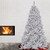 7.5’ Pre-Lit White Slim North Valley Spruce Artificial Christmas Tree, Clear Lights - IMAGE 3