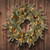 Pre-Lit Frosted Arctic Spruce Artificial Christmas Wreath, 24-Inch, Clear Lights - IMAGE 3