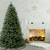 6.5’ Pre-Lit Full Downswept Douglas Fir Artificial Christmas Tree, White Lights - IMAGE 3