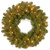 Pre-Lit Downswept Douglas Fir Christmas Wreath, 24-Inch, White LED Lights - IMAGE 1