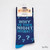 14.5" Blue 'why is this night different?' Unisex Adult Passover Socks Costume Accessory - One Size - IMAGE 2