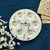 12" White Marble Design Ceramic Passover Seder Plate - IMAGE 2