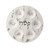 12" White Marble Design Ceramic Passover Seder Plate - IMAGE 1