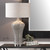 Distressed Glaze Table Lamp - 34" - White and Gray - IMAGE 3