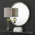 Twisted Beveled Round Wall Mirror - 36" - Metallic Silver - IMAGE 3