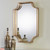 29.75” Lindee Gold Wall Mirror - IMAGE 2