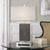 28.5” Sakana Gray Textured Table Lamp with Rectangle Hardback Shade - IMAGE 2