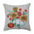 18" Fall Harvest Bouquet of Flowers Square Throw Pillow - IMAGE 1