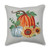Harvest Pumpkin Patch Square Throw Pillow - 18" - Orange and Green - IMAGE 1