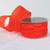 Bittersweet Orange Crinkled Satin Wired Craft Ribbon 2" x 54 Yards - IMAGE 2