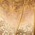 Gold Shiny Floral Wired Craft Ribbon 5" x 20 Yards - IMAGE 1