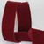 Versatile Velvet Burgundy Red Wired Craft Ribbon 3" x 50 Yards - IMAGE 2