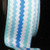 Blue Rick Rack Pattern Wired Craft Ribbon 1.5" x 80 Yards - IMAGE 1
