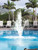 3-Tier Square Floating Grecian Pool Fountain - 11.75" - White - IMAGE 4