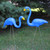 Set of 2 Blue Tropical Flamingo Outdoor Lawn Stakes 33" - IMAGE 2