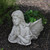 11" Gray Praying Angel Bust Outdoor Garden Statue Planter - IMAGE 3