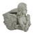 11" Gray Praying Angel Bust Outdoor Garden Statue Planter - IMAGE 2