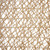 14" x 72" Taupe Wrapped Wire Design Woven Paper Table Runner