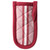 Striped Quilted Cotton Pan Handles - 6" - Cherry Red and White - Set of 3 - IMAGE 5