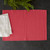 Set of 6 Pink Ribbed Designed Rectangular Placemats 19" x 13"