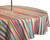 Summer Striped Round Tablecloth with Umbrella Hole - 52" - IMAGE 1