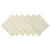 Set of 6 Cream White Over-Sized Square Party Napkins 20” - IMAGE 1
