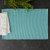 Set of 6 Aqua Blue Ribbed Pattern Rectangular Placemats 19" - IMAGE 6