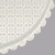 Vintage-Style Lace Round Tablecloth Overlay - 63" - Off-White - IMAGE 5
