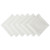 Set of 6 White Over-Sized Square Party Napkins 18” - IMAGE 1
