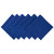 Set of 6 Nautical Blue Traditional Square Party Napkins 20” - IMAGE 1