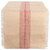 Center Stripe Fringed Burlap Table Runner - 72" - Beige and Barn Red - IMAGE 1