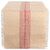 14" x 72" Brown and Barn Red Middle Stripe Border Burlap Table Runner - IMAGE 1