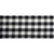 14" x 72" Black and White Buffalo Checkered Pattern Rectangular Table Runner - IMAGE 2