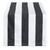 18" x 72" Black and White Dobby Striped Pattern Rectangular Table Runner - IMAGE 1