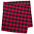Set of 6 Red and Black Logger Checked Square Napkins 20” - IMAGE 6
