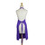 Solid Unisex Chino Cotton Kitchen Chef Apron - 32" - Violet - IMAGE 2