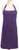 Solid Unisex Chino Cotton Kitchen Chef Apron - 32" - Violet