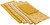 Flower of Life Cotton Dish Towels and Dish Cloth - 28" - Mustard and White - Set of 5 - IMAGE 6